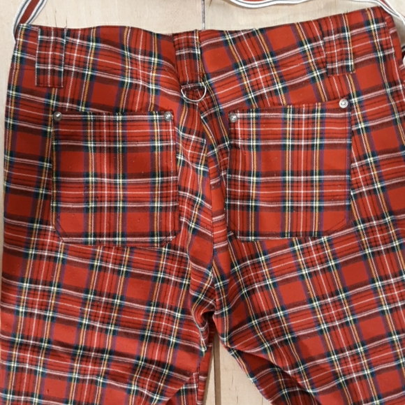 Super Low ¾ Cyber Punk 90s. Twill Pants!Vintage! - Picture 7 of 10